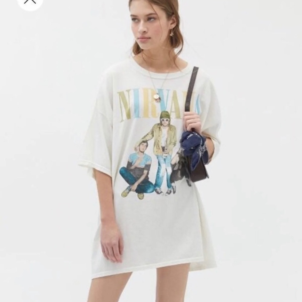 NWT urban outfitters nirvana T-shirt dress